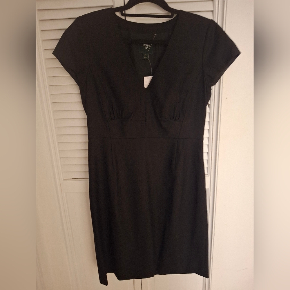 J. Crew Chic Black Mini Dress